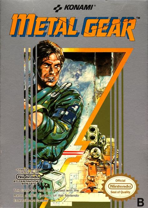 metal gear box art michael biehn|metal gear original game.